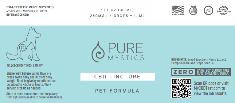 CBD Pet Tincture - puremystics